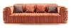 Дизайнерский четырехместный диван ROSEGOLD SOFA (Ткань) - 1