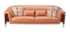 Дизайнерский трехместный диван FORTA SOFA (Комбинированная  кожа A+экокожа) - 1