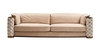 Дизайнерский трехместный диван NUVOLE  SOFA (Итальянская кожа A) - 1