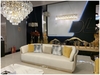 Дизайнерский трехместный диван FLORANICO (Ткань FD+Ткань FG) - 2