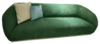 Дизайнерский трехместный диван BELLO SOFA (Ткань FD) - 1