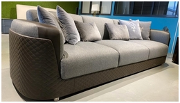 Дизайнерский четырехместный диван QUEEN SOFA LARGE (Ткань FD+Ткань FD) - 5