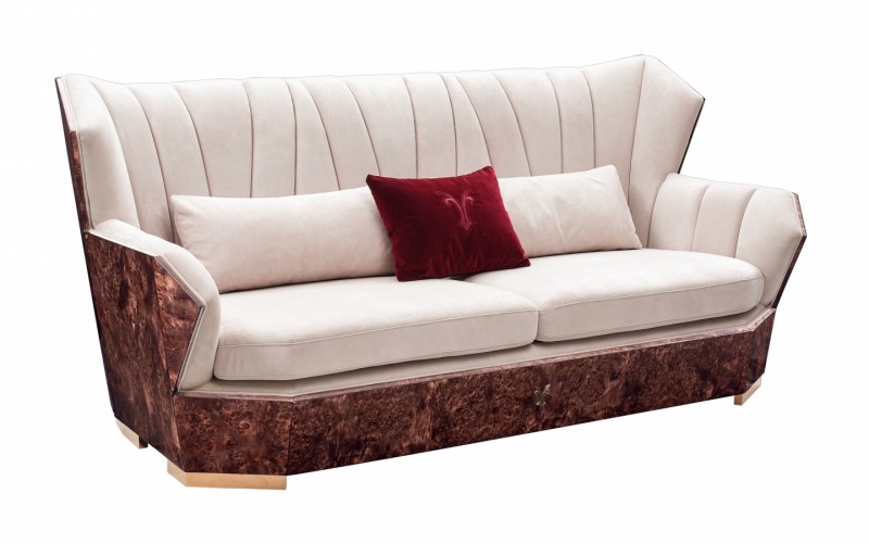 Дизайнерский двухместный диван WHITEROSE LOVE SEAT (Ткань)