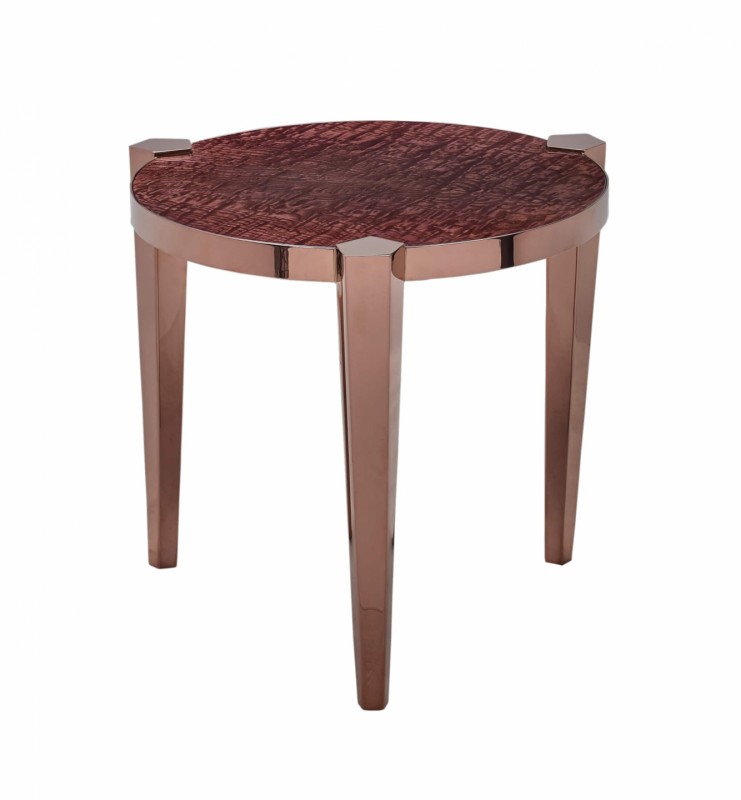 Дизайнерский журнальный стол ROSEGOLD END TABLE S