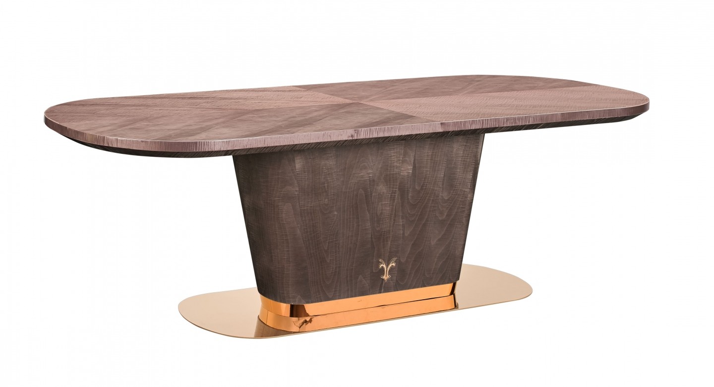 Дизайнерский обеденный стол Mesa table (1800*950*740h шпон (без металла))