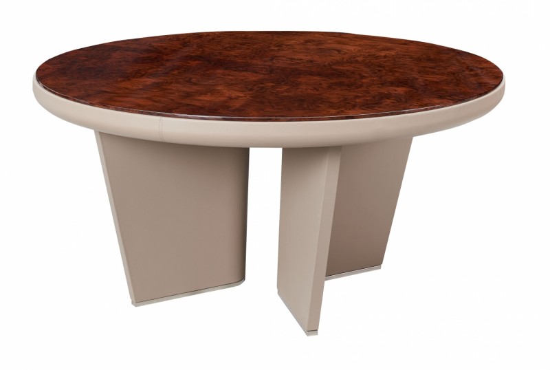 Дизайнерский обеденный стол Grandrose dinning table (Коричневый лак)