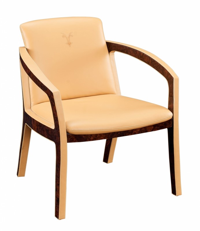 Дизайнерское кресло для отдыха CONTINENTAL DINING CHAIR L (Ткань FD)