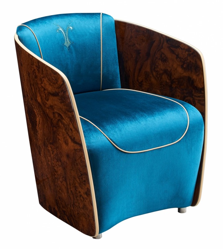 Дизайнерское кресло LONDON CHAIR MEDIUM (Ткань FD)