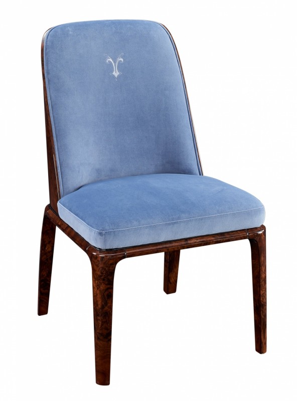 Дизайнерский обеденный стул Montblanc without armrests (Ткань FD)
