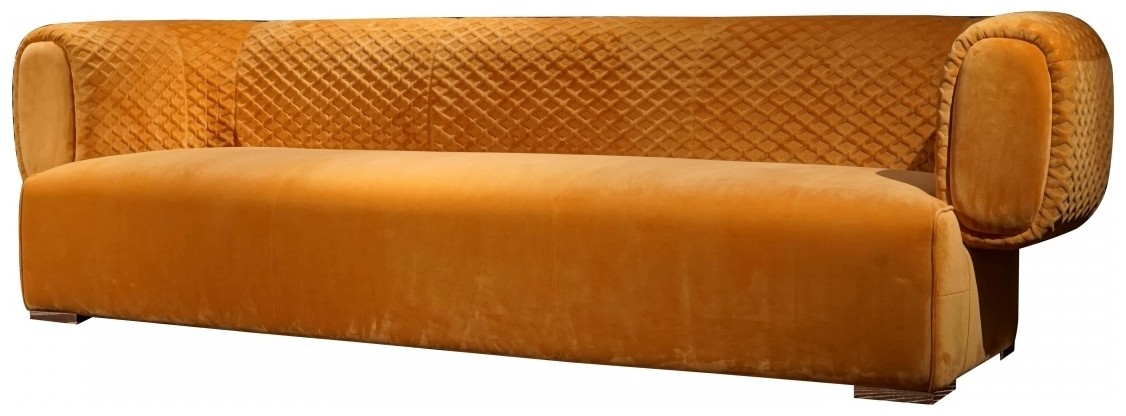 Дизайнерский трехместный диван MESSINA SOFA (Итальянская кожа FG-BV8893 light)