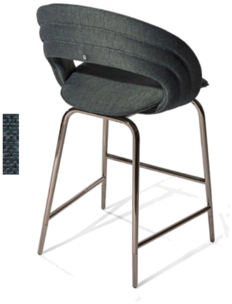 Дизайнерский барный стул VISI (Ткань FD)