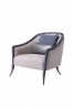 Дизайнерское кресло для отдыха GRIGIO CRISTALLO RELAX CHAIR (Немецкая кожа D)