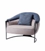 Дизайнерское кресло для отдыха CORALLINA MOON RELAX CHAIR (Немецкая кожа D)