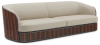Дизайнерский трехместный диван BENO SOFA (Ткань FD)