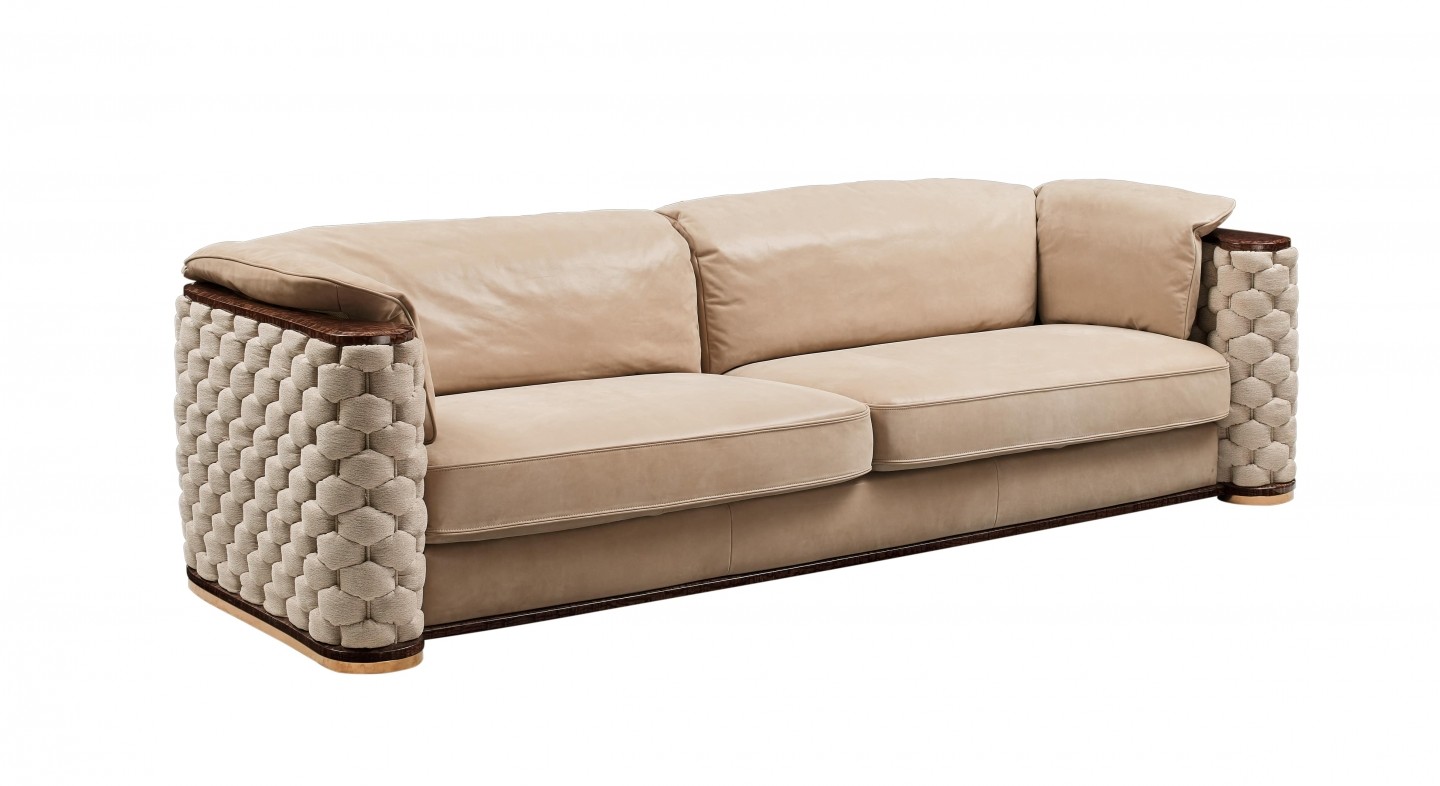 Дизайнерский трехместный диван NUVOLE  SOFA (Итальянская кожа A)